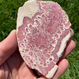 Shop Raw & Rough Rhodochrosite Stones! Rhodochrosite Slab – Polished Stone – 1 | Natural genuine stones & crystals in various shapes & sizes. Buy raw cut, tumbled, or polished gemstones for making jewelry or crystal healing energy vibration raising reiki stones. #crystals #gemstones #crystalhealing #crystalsandgemstones #energyhealing #affiliate #ad