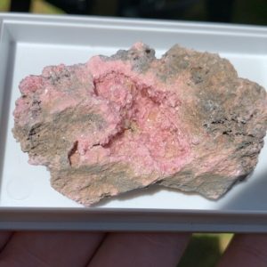 Shop Raw & Rough Rhodochrosite Stones! Rhodochrosite with Wulfenite || Pachapaqui Mine, Lima Dept, Peru. | Natural genuine stones & crystals in various shapes & sizes. Buy raw cut, tumbled, or polished gemstones for making jewelry or crystal healing energy vibration raising reiki stones. #crystals #gemstones #crystalhealing #crystalsandgemstones #energyhealing #affiliate #ad