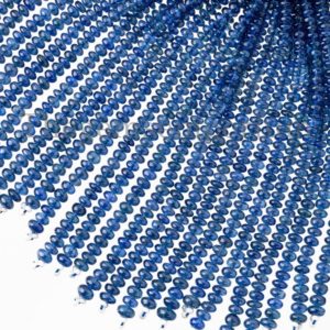 Shop Sapphire Beads! New Arrivals Natural Burmese Blue Sapphire Plain Rondelle, Burma Sapphire Rondelle Beads, Sapphire Smooth Beads, Gemstone Rondelles Beads | Natural genuine beads Sapphire beads for beading and jewelry making.  #jewelry #beads #beadedjewelry #diyjewelry #jewelrymaking #beadstore #beading #affiliate #ad