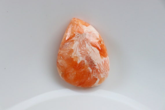 A+ Pink Scolecite Cabochon, Cristal Gemstone | Pink Scolecite Stone Crystal Stone Healing Crystals And Stone Scolecite Cabochon, Loose Stone