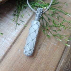 Shop Selenite Necklaces! White Selenite crystal necklace, April Birthstone gift, delicate crystal pendant | Natural genuine Selenite necklaces. Buy crystal jewelry, handmade handcrafted artisan jewelry for women.  Unique handmade gift ideas. #jewelry #beadednecklaces #beadedjewelry #gift #shopping #handmadejewelry #fashion #style #product #necklaces #affiliate #ad