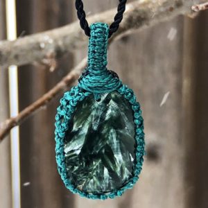 Shop Seraphinite Necklaces! Seraphinite Angel Wing Necklace For Women, Seraphinite Jewelry Necklace, Angel Necklace For Her, Macrame Necklaces For Women, Seraphinite | Natural genuine Seraphinite necklaces. Buy crystal jewelry, handmade handcrafted artisan jewelry for women.  Unique handmade gift ideas. #jewelry #beadednecklaces #beadedjewelry #gift #shopping #handmadejewelry #fashion #style #product #necklaces #affiliate #ad