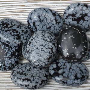 Shop Snowflake Obsidian Stones & Crystals! Snowflake Obsidian Palm Stones – Obsidian Soapstone  – Snowflake Obsidian – Black Obsidian – Palm Stones – Past Life Healing – Balance | Natural genuine stones & crystals in various shapes & sizes. Buy raw cut, tumbled, or polished gemstones for making jewelry or crystal healing energy vibration raising reiki stones. #crystals #gemstones #crystalhealing #crystalsandgemstones #energyhealing #affiliate #ad