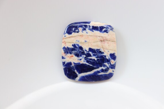 A+ Sodalite Cabochon Stone, Sodalite Crystal, Sodalite Cabochon, Loose Sodalite Stone, Sodalite Handmade Stone, Loose Gemstone For Jewelry