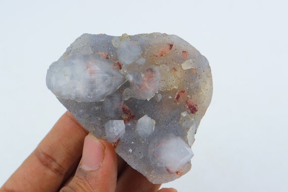 Brown Stilbite On Grey Chalcedony, Chalcedony Mineral, Brown Stilbite On Grey Chalcedony Specimen, Natural Brown Stilbite On Grey Chalcedony
