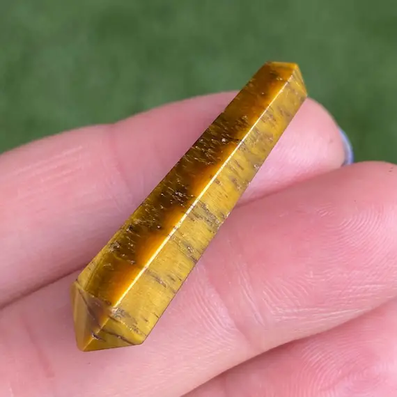 Double Terminated/pointed Tiger Eye, Double Terminated Crystal, Double Pointed Crystals, Tiger Eye, Tiger's Eye