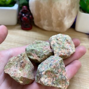Shop Raw & Rough Unakite Stones! Natural Unakite raw Stones Set with Gift Bag | Natural genuine stones & crystals in various shapes & sizes. Buy raw cut, tumbled, or polished gemstones for making jewelry or crystal healing energy vibration raising reiki stones. #crystals #gemstones #crystalhealing #crystalsandgemstones #energyhealing #affiliate #ad
