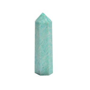 Shop Amazonite Points & Wands! Natural Green Amazonite Point Tower Size Approx 12x55mm Sold by Piece | Natural genuine stones & crystals in various shapes & sizes. Buy raw cut, tumbled, or polished gemstones for making jewelry or crystal healing energy vibration raising reiki stones. #crystals #gemstones #crystalhealing #crystalsandgemstones #energyhealing #affiliate #ad