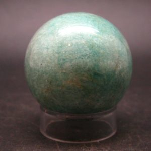 Shop Amazonite Shapes! Rich Green Amazonite Sphere Ball From Russia – 1.7" – 108.1 Grams | Natural genuine stones & crystals in various shapes & sizes. Buy raw cut, tumbled, or polished gemstones for making jewelry or crystal healing energy vibration raising reiki stones. #crystals #gemstones #crystalhealing #crystalsandgemstones #energyhealing #affiliate #ad