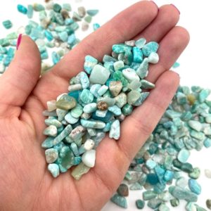 Shop Amazonite Stones & Crystals! 25g Amazonite Chips, Amazonite Gemstone Chips, Tumbled Amazonite | Natural genuine stones & crystals in various shapes & sizes. Buy raw cut, tumbled, or polished gemstones for making jewelry or crystal healing energy vibration raising reiki stones. #crystals #gemstones #crystalhealing #crystalsandgemstones #energyhealing #affiliate #ad