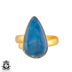 Shop Apatite Rings! Size 8.5 – Size 10 Apatite Ring • Meditation Ring • 24K Gold  Ring GPR1010 | Natural genuine Apatite rings, simple unique handcrafted gemstone rings. #rings #jewelry #shopping #gift #handmade #fashion #style #affiliate #ad