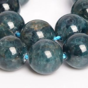 Shop Apatite Round Beads! Genuine Natural Apatite Gemstone Beads 10MM Deep Blue Green Round AA Quality Loose Beads (109258) | Natural genuine round Apatite beads for beading and jewelry making.  #jewelry #beads #beadedjewelry #diyjewelry #jewelrymaking #beadstore #beading #affiliate #ad