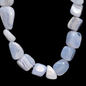 Shop Blue Lace Agate Chip & Nugget Beads! Genuine Natural Blue Lace Agate Gemstone Beads 3-10MM Blue Pebble Granule AA Quality Loose Beads (106219) | Natural genuine chip Blue Lace Agate beads for beading and jewelry making.  #jewelry #beads #beadedjewelry #diyjewelry #jewelrymaking #beadstore #beading #affiliate #ad