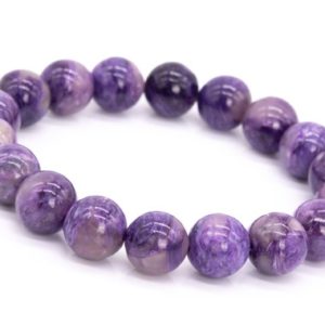 Shop Charoite Bracelets! 18 Pcs – 11-12MM Charoite Bracelet Grade AA Genuine Natural Purple Round Gemstone Beads (115254) | Natural genuine Charoite bracelets. Buy crystal jewelry, handmade handcrafted artisan jewelry for women.  Unique handmade gift ideas. #jewelry #beadedbracelets #beadedjewelry #gift #shopping #handmadejewelry #fashion #style #product #bracelets #affiliate #ad