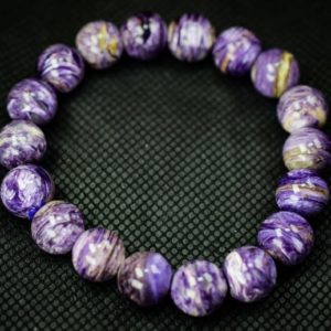 Shop Charoite Bracelets! Charoite  Bracelet Large 11.5mm beads | Natural genuine Charoite bracelets. Buy crystal jewelry, handmade handcrafted artisan jewelry for women.  Unique handmade gift ideas. #jewelry #beadedbracelets #beadedjewelry #gift #shopping #handmadejewelry #fashion #style #product #bracelets #affiliate #ad