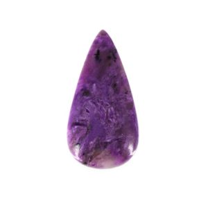 Shop Charoite Cabochons! Charoite Cabochon | Teardrop Flat Back Cabochon | 24mm x 51mm – 5mm Dome Height | OOAK Natural Gemstone Cabochon | Natural genuine stones & crystals in various shapes & sizes. Buy raw cut, tumbled, or polished gemstones for making jewelry or crystal healing energy vibration raising reiki stones. #crystals #gemstones #crystalhealing #crystalsandgemstones #energyhealing #affiliate #ad