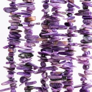 Shop Charoite Chip & Nugget Beads! 136 /68 Pcs – 15x6x4MM Purple Charoite Beads Grade AAA Genuine Natural Stick Pebble Chip Gemstone Loose Beads (117430) | Natural genuine chip Charoite beads for beading and jewelry making.  #jewelry #beads #beadedjewelry #diyjewelry #jewelrymaking #beadstore #beading #affiliate #ad