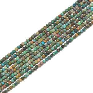 Shop Chrysocolla Round Beads! Natural Chrysocolla Matte Off Round Beads Size 2mm 15.5'' Strand | Natural genuine round Chrysocolla beads for beading and jewelry making.  #jewelry #beads #beadedjewelry #diyjewelry #jewelrymaking #beadstore #beading #affiliate #ad
