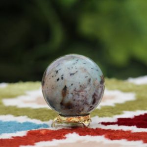 Shop Chrysocolla Shapes! Natural Green Chrysocolla 50mm Sphere Rekki Aura Healing Chakra Rock Stone Sphere Ball | Natural genuine stones & crystals in various shapes & sizes. Buy raw cut, tumbled, or polished gemstones for making jewelry or crystal healing energy vibration raising reiki stones. #crystals #gemstones #crystalhealing #crystalsandgemstones #energyhealing #affiliate #ad