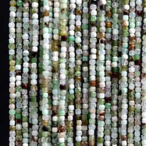 Shop Chrysoprase Faceted Beads! 170 Pcs – 2x2MM Green Chrysoprase Jade Beads Grade A Genuine Natural Beveled Edge Faceted Cube Gemstone Loose Beads (116928) | Natural genuine faceted Chrysoprase beads for beading and jewelry making.  #jewelry #beads #beadedjewelry #diyjewelry #jewelrymaking #beadstore #beading #affiliate #ad