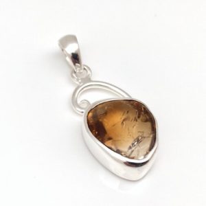 Shop Citrine Pendants! Raw Citrine Pendant // Yellow Citrine Pendant // Silver Citrine Pendant // Sterling Silver | Natural genuine Citrine pendants. Buy crystal jewelry, handmade handcrafted artisan jewelry for women.  Unique handmade gift ideas. #jewelry #beadedpendants #beadedjewelry #gift #shopping #handmadejewelry #fashion #style #product #pendants #affiliate #ad