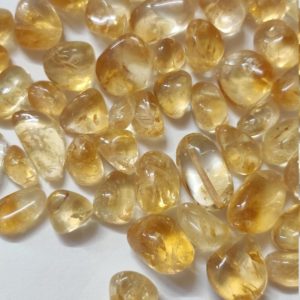 Shop Tumbled Citrine Crystals & Pocket Stones! 100g of Natural Citrine Chips – Mini Tumbled Citrine Stones – Small Citrine Pebbles – Raw Citrine – Citrine Rocks – Citrine Crystal – Yellow | Natural genuine stones & crystals in various shapes & sizes. Buy raw cut, tumbled, or polished gemstones for making jewelry or crystal healing energy vibration raising reiki stones. #crystals #gemstones #crystalhealing #crystalsandgemstones #energyhealing #affiliate #ad