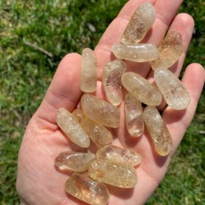 Shop Citrine Stones & Crystals! Natural Citrine Tumbled Point – Grade C – Multiple Sizes Available – Tumbled Natural Citrine Crystal – Yellow Gemstone – Non Heated Citrine | Natural genuine stones & crystals in various shapes & sizes. Buy raw cut, tumbled, or polished gemstones for making jewelry or crystal healing energy vibration raising reiki stones. #crystals #gemstones #crystalhealing #crystalsandgemstones #energyhealing #affiliate #ad