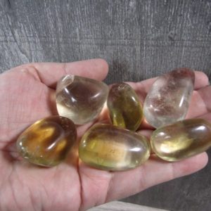 Shop Tumbled Citrine Crystals & Pocket Stones! Citrine 1 inch + Tumbled Stone T171 | Natural genuine stones & crystals in various shapes & sizes. Buy raw cut, tumbled, or polished gemstones for making jewelry or crystal healing energy vibration raising reiki stones. #crystals #gemstones #crystalhealing #crystalsandgemstones #energyhealing #affiliate #ad