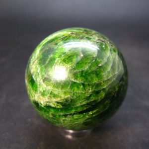 Shop Diopside Shapes! Gem Chrome Diopside Ball Sphere From Russia – 1.6" – 104 Grams | Natural genuine stones & crystals in various shapes & sizes. Buy raw cut, tumbled, or polished gemstones for making jewelry or crystal healing energy vibration raising reiki stones. #crystals #gemstones #crystalhealing #crystalsandgemstones #energyhealing #affiliate #ad