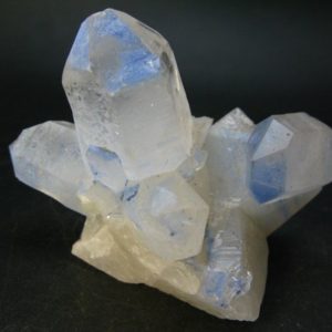 Dumortierite In Quartz Inclusion Cluster From Brazil – 4.3" – 321 Grams | Natural genuine stones & crystals in various shapes & sizes. Buy raw cut, tumbled, or polished gemstones for making jewelry or crystal healing energy vibration raising reiki stones. #crystals #gemstones #crystalhealing #crystalsandgemstones #energyhealing #affiliate #ad