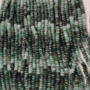Shop Emerald Bead Shapes! Natural Emerald Shaded Beads Smooth Beads 13" Beads Strand | Natural Emerald Beads | Smooth Emerald Beads| 4- 6 mm | Natural genuine other-shape Emerald beads for beading and jewelry making.  #jewelry #beads #beadedjewelry #diyjewelry #jewelrymaking #beadstore #beading #affiliate #ad