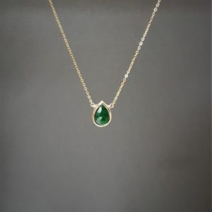 Shop Emerald Jewelry! Genuine Emerald Necklace, May Birthstone / Handmade Jewelry / Necklaces for Women, Emerald Pendant, Dainty Gemstone, Delicate Layering Gold | Natural genuine Emerald jewelry. Buy crystal jewelry, handmade handcrafted artisan jewelry for women.  Unique handmade gift ideas. #jewelry #beadedjewelry #beadedjewelry #gift #shopping #handmadejewelry #fashion #style #product #jewelry #affiliate #ad