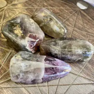 Shop Tumbled Emerald Crystals & Pocket Stones! Emerald Auralite Large Tumbled Stone | Rare Canadian Crystal Gemstone Specimen Wand | Natural genuine stones & crystals in various shapes & sizes. Buy raw cut, tumbled, or polished gemstones for making jewelry or crystal healing energy vibration raising reiki stones. #crystals #gemstones #crystalhealing #crystalsandgemstones #energyhealing #affiliate #ad
