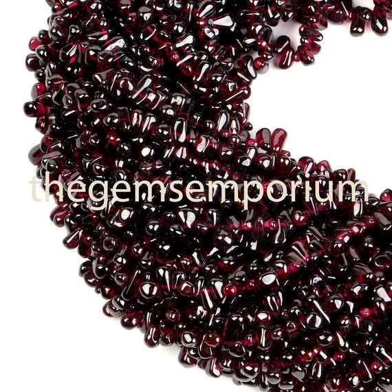 Garnet Plain Drop Shape Beads, Garnet Smooth Drop Beads, 3x5-4.50x6.50mm Garnet Drop Shape Beads Side Drill, Purple Garnet Fancy Shape Beads