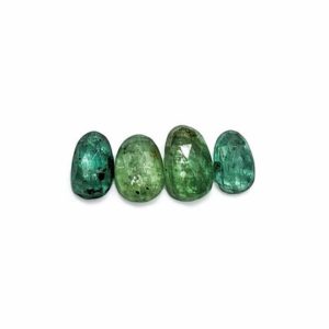 Green Kyanite Cabochons Rose Cut – 8.5 to 10 mm – Choose a single cabochon or a set of 2 or 4 | Natural genuine stones & crystals in various shapes & sizes. Buy raw cut, tumbled, or polished gemstones for making jewelry or crystal healing energy vibration raising reiki stones. #crystals #gemstones #crystalhealing #crystalsandgemstones #energyhealing #affiliate #ad