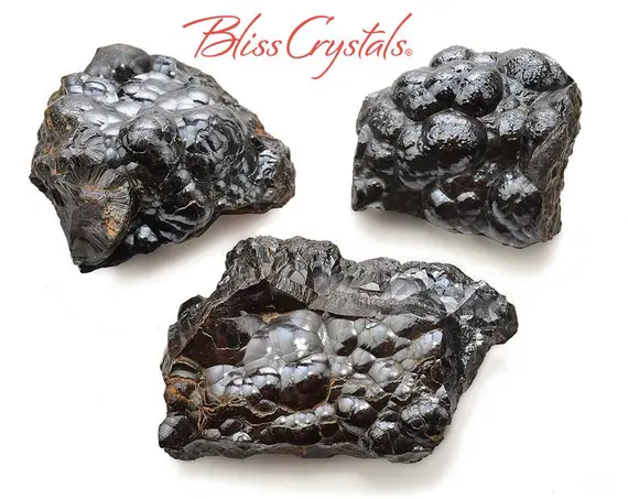 1 Jumbo Hematite Rough Stone, Metallic Mineral For Grounding #hr04