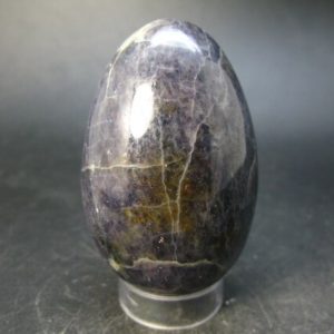Iolite Cordierite Egg From Tanzania – 3.0" | Natural genuine stones & crystals in various shapes & sizes. Buy raw cut, tumbled, or polished gemstones for making jewelry or crystal healing energy vibration raising reiki stones. #crystals #gemstones #crystalhealing #crystalsandgemstones #energyhealing #affiliate #ad
