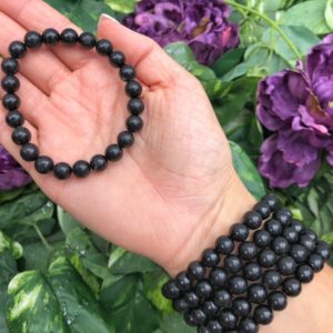 Jet Bracelet- Grounding Stone – Healing Crystals & Stone – Jet Jewelry No.144 | Natural genuine Jet jewelry. Buy crystal jewelry, handmade handcrafted artisan jewelry for women.  Unique handmade gift ideas. #jewelry #beadedjewelry #beadedjewelry #gift #shopping #handmadejewelry #fashion #style #product #jewelry #affiliate #ad