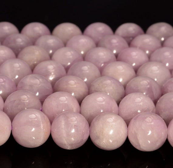 Genuine Kunzite Gemstone Pink Purple Grade Aaa Round 7mm 8mm 9mm 10mm 11mm Loose Beads 7.5 Inch Half Strand (a271)
