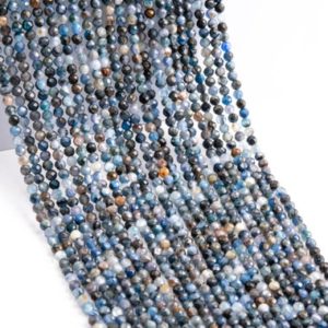 Shop Kyanite Faceted Beads! Genuine Natural Kyanite Gemstone Beads 2-3MM Multicolor Faceted Round A Quality Loose Beads (117635) | Natural genuine faceted Kyanite beads for beading and jewelry making.  #jewelry #beads #beadedjewelry #diyjewelry #jewelrymaking #beadstore #beading #affiliate #ad