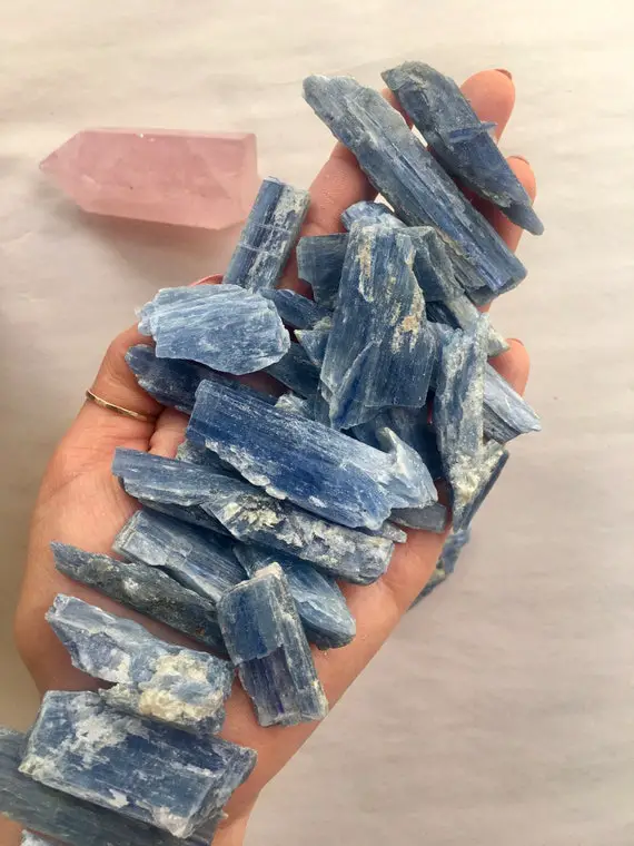 Blue Kyanite, Raw Kyanite, Healing Crystal, Raw Blue Kyanite, Kyanite Wand, Throat Chakra, Raw Crystal, Crystal Healing, Kyanite Crystal