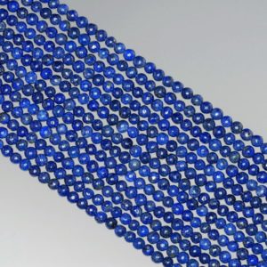 Shop Lapis Lazuli Round Beads! 2mm Azura Lapis Lazuli Gemstone Grade A Blue Round 2mm Loose Beads 16 inch Full Strand (90149515-170-E) | Natural genuine round Lapis Lazuli beads for beading and jewelry making.  #jewelry #beads #beadedjewelry #diyjewelry #jewelrymaking #beadstore #beading #affiliate #ad