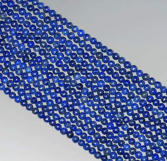 2mm Azura Lapis Lazuli Gemstone Grade A Blue Round 2mm Loose Beads 16 Inch Full Strand (90149515-170-e)