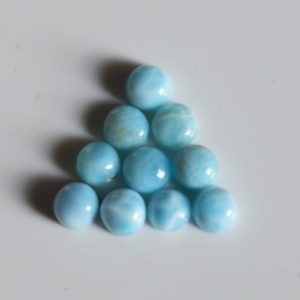 Shop Larimar Stones & Crystals! Larimar, Natural Larimar Cabochon, Flatback, Round Shape, AAA grade Larimar, Dominican Larimar, Larimar gemstones, Calibrated size available | Natural genuine stones & crystals in various shapes & sizes. Buy raw cut, tumbled, or polished gemstones for making jewelry or crystal healing energy vibration raising reiki stones. #crystals #gemstones #crystalhealing #crystalsandgemstones #energyhealing #affiliate #ad