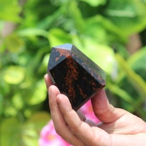 Natural MAHOGANY OBSIDIAN Point 70MM X 60MM Obelisk Tower Healing Crystal Reiki Aura Obelisk Tower | Natural genuine stones & crystals in various shapes & sizes. Buy raw cut, tumbled, or polished gemstones for making jewelry or crystal healing energy vibration raising reiki stones. #crystals #gemstones #crystalhealing #crystalsandgemstones #energyhealing #affiliate #ad