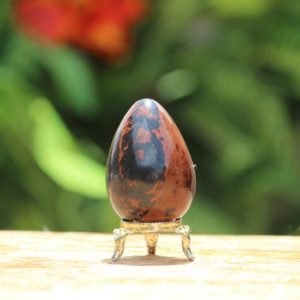 Shop Mahogany Obsidian Shapes! 60MM Red Brown MAHOGANY OBSIDIAN  Yoni Natural Egg Healing Crystal Reiki Chakra Hugo Rocks Egg | Natural genuine stones & crystals in various shapes & sizes. Buy raw cut, tumbled, or polished gemstones for making jewelry or crystal healing energy vibration raising reiki stones. #crystals #gemstones #crystalhealing #crystalsandgemstones #energyhealing #affiliate #ad