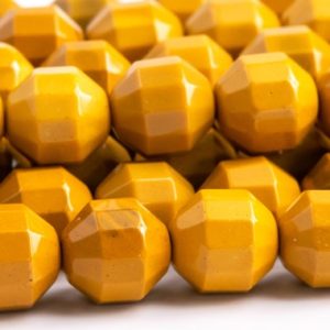 Shop Mookaite Jasper Faceted Beads! 45 / 22 Pcs – 8x7MM Yellow Mookaite Beads Grade AAA Genuine Natural Faceted Bicone Barrel Drum Gemstone Loose Beads (117611) | Natural genuine faceted Mookaite Jasper beads for beading and jewelry making.  #jewelry #beads #beadedjewelry #diyjewelry #jewelrymaking #beadstore #beading #affiliate #ad