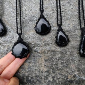 Shop Onyx Pendants! Black Onyx Pendant for Men and Women, Strength & Protection Necklace, Black Jewelry, Best Friend Gift for Birthday, Leo Crystal Necklace | Natural genuine Onyx pendants. Buy handcrafted artisan men's jewelry, gifts for men.  Unique handmade mens fashion accessories. #jewelry #beadedpendants #beadedjewelry #shopping #gift #handmadejewelry #pendants #affiliate #ad
