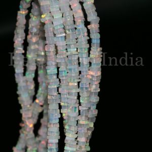 Shop Opal Bead Shapes! Ethiopian Opal Beads, Ethiopian Opal Smooth Beads, Ethiopian Opal Heishi Square Beads, Ethiopian Opal Smooth Square Beads, Opal Smooth Beads | Natural genuine other-shape Opal beads for beading and jewelry making.  #jewelry #beads #beadedjewelry #diyjewelry #jewelrymaking #beadstore #beading #affiliate #ad
