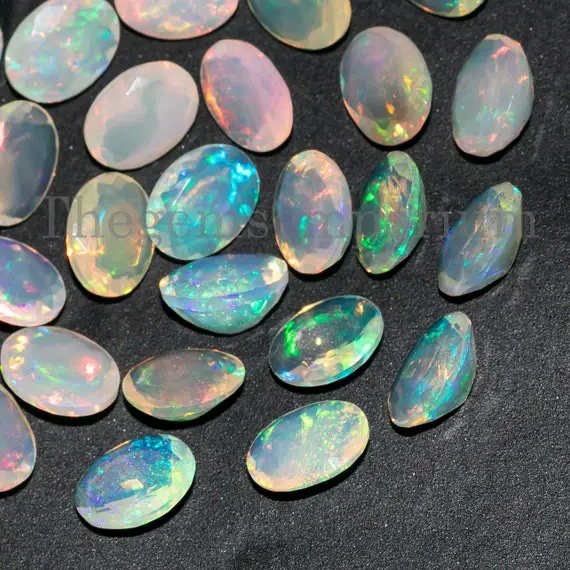 6x8mm, 10 Pcs Lot Ethiopian Opal Cut Stone, Ethiopian Opal, Aaa Quality Opal Cut Loose Gemstone, Natural Opal Cut Stone, Opal Gemstone